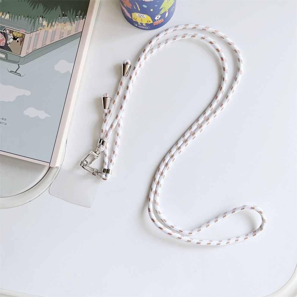 Anti-Perdida Anti-caída crossbody tarjeta trasera caja del teléfono cordón colgante joyería Honda para Apple 15 caja del teléfono