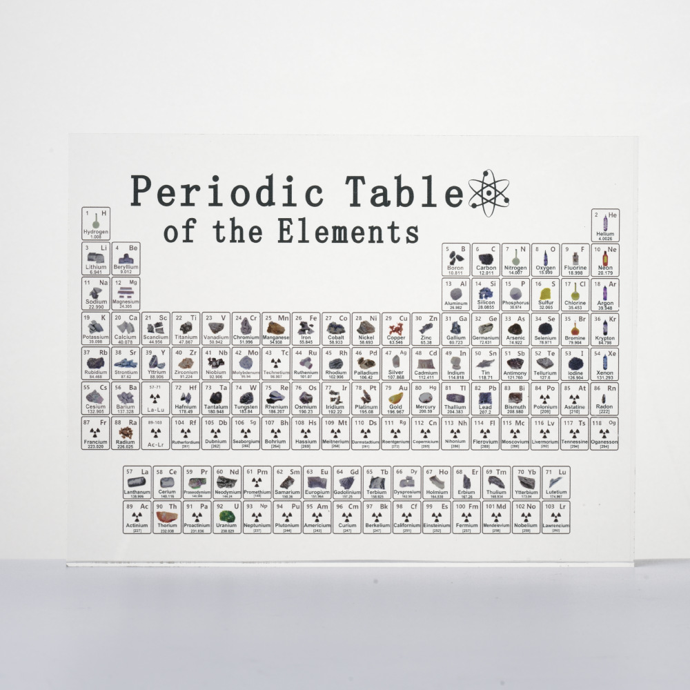 투명 아크릴 (흑백 인쇄) 스몰 사이즈 150*114*20mm