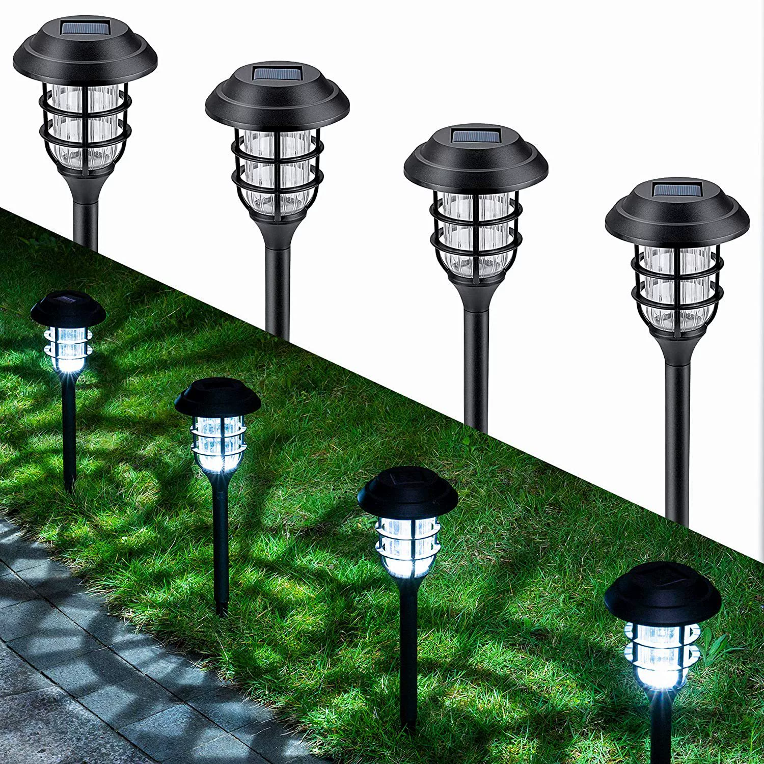 LED садовый свет на солнечной батарее для беседки, украшения