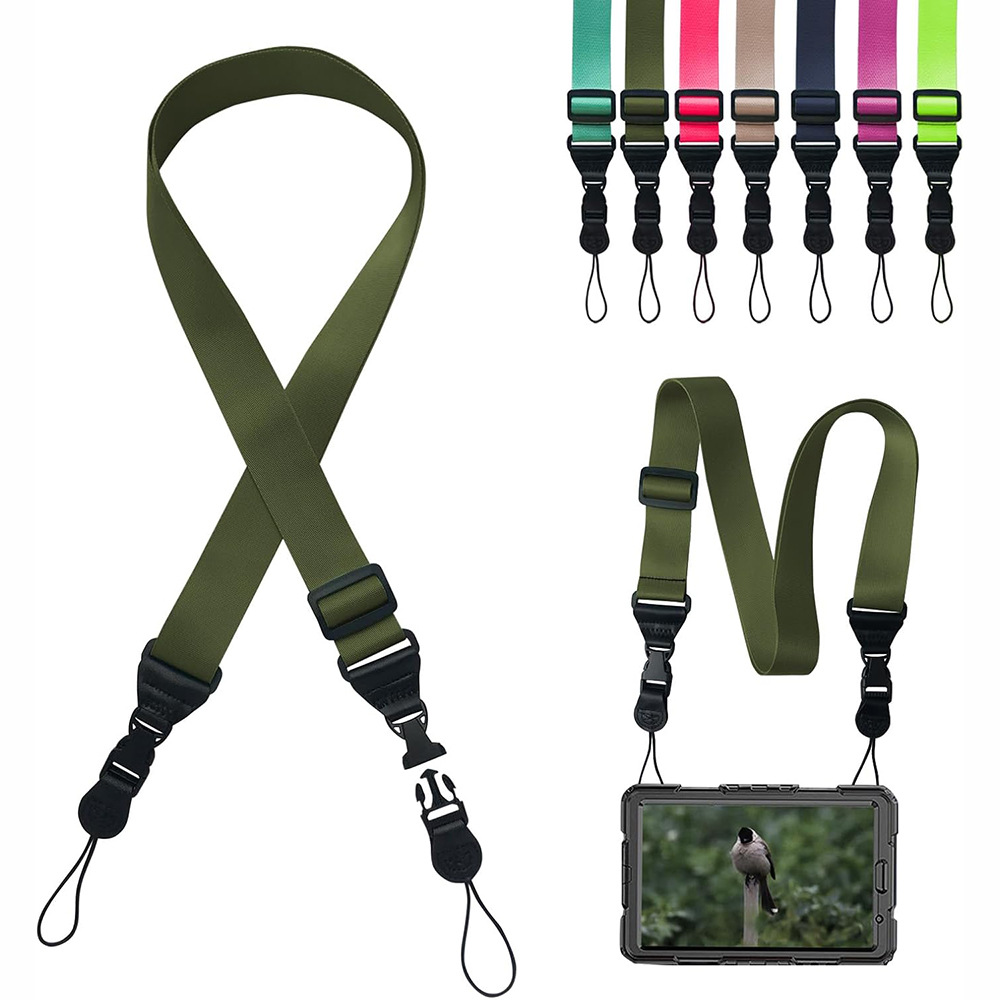 Cámara, telescopio, cubierta de tableta, correa de hombro universal, cordón de teléfono móvil de protección, material de nailon, correa de hombro de bolsa de computadora ajustable