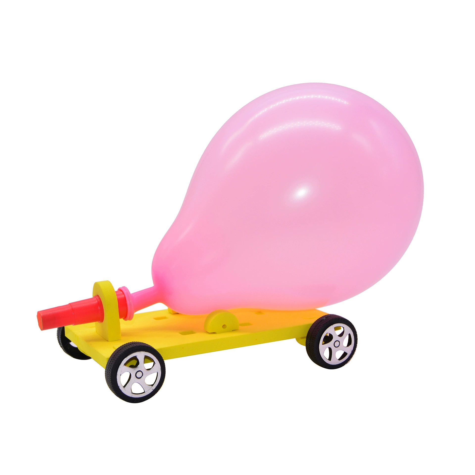 Balloon, car, constructor, handmade, for teenagers, mini experiment
