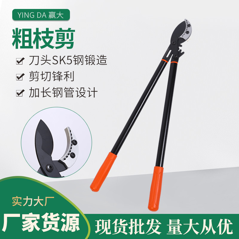 Winda nuevo estilo tijeras de rama gruesa fuertes tijeras de jardinería jardín tijeras de árboles frutales retráctiles tijeras de recolección de frutas herramientas de jardín