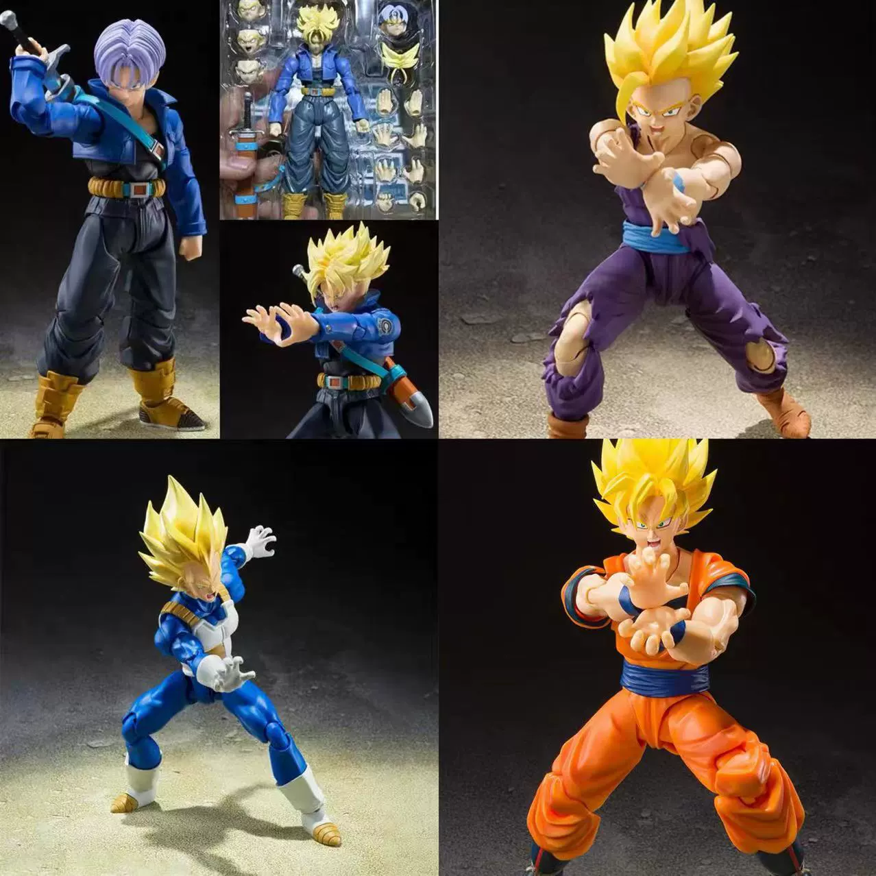 Фигура предметной коллекции Dragon Ball Gohan Super 2 Awakening Goku Trunks Vegeta-соединения подвижная модель