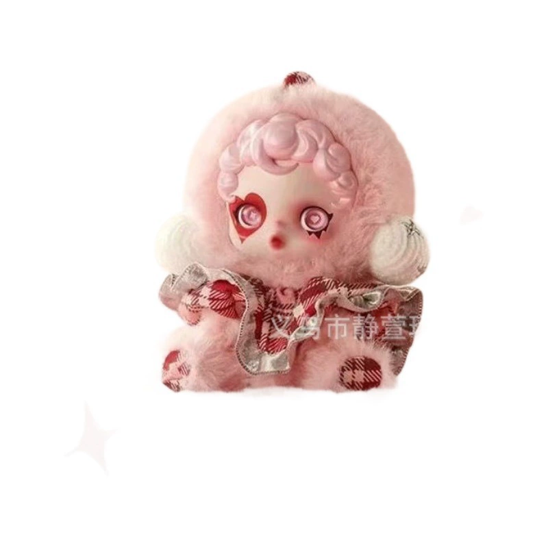 Зимнее движение серия SKULLPANDA Реплика эмалированная плюшeвая игрушка Blind Box стильная фигурка-для переноски подвеска кукла