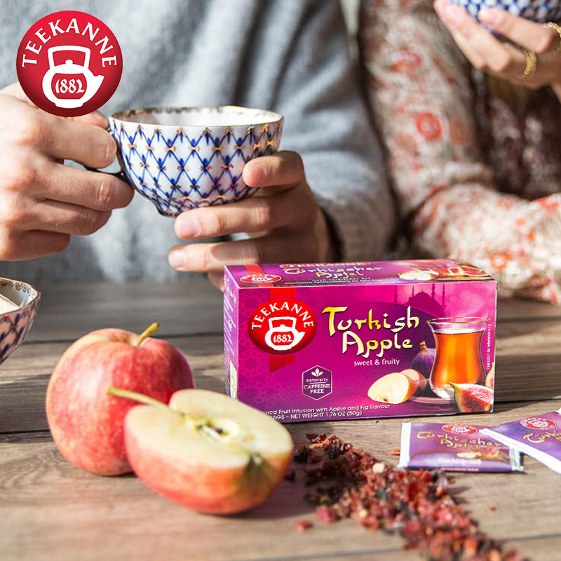Germany imported Teekanne Turkey apple fruit tea cold tea flower fruit tea bag fig tea bag