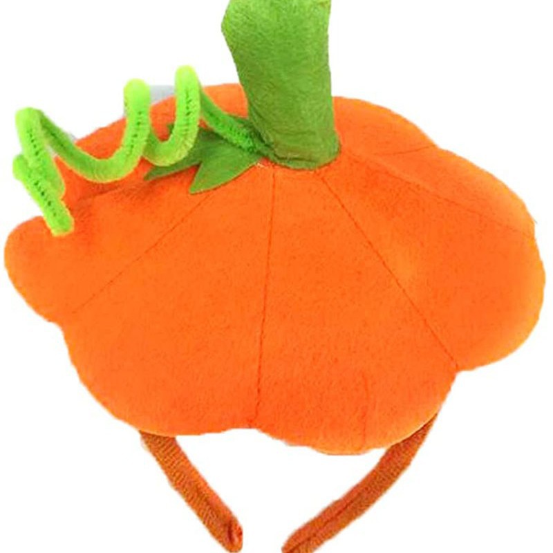Halloween transfronterizo calabaza cubierta de cabello calabaza hebilla de cabeza fiesta de Halloween tocado decoración suministros de espectáculo