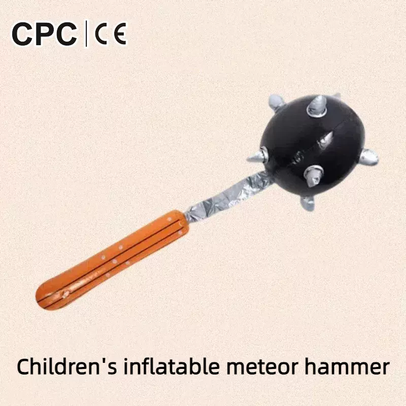 跨境户外儿童宝宝充气流星锤玩具小孩互动对抗道具充气狼牙锤玩具