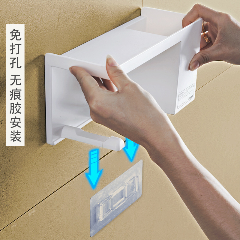 Secador de pelo rack ponche-libre baño montado en la pared secador de pelo rack de almacenamiento de baño secador de pelo rack de almacenamiento