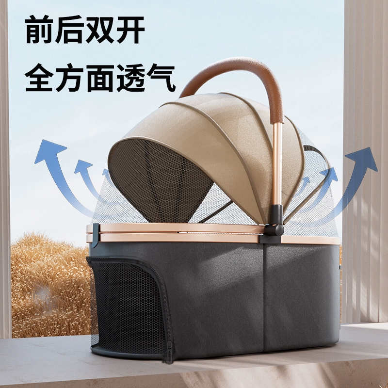 ✅copopet детская коляска для собак и кошек, легкая, складывающаяся и отсоединяемая, уличная коляска для животных, прогулка с собакой на воздухе