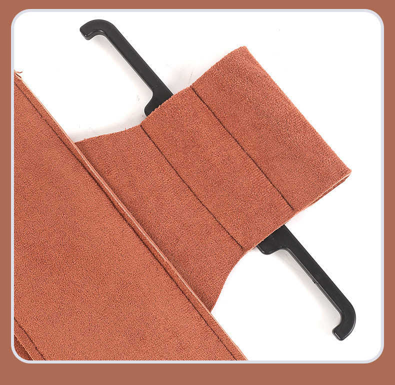 Suede Half Surround Seat Cushion Breathable Car Seat Cushion
