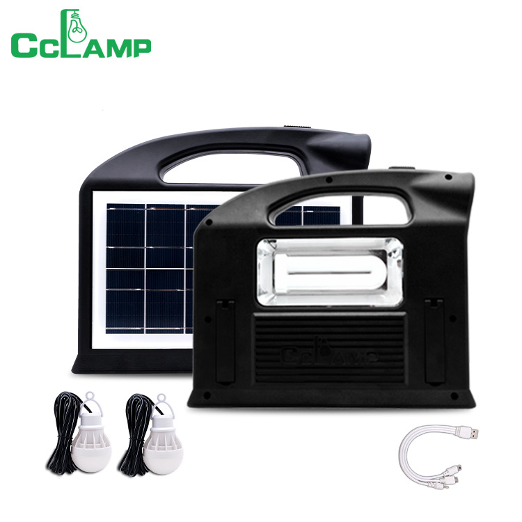 CCLAMP nueva lámpara solar recargable doméstica camping al aire libre pequeña lámpara de ahorro de energía larga duración nueva lámpara de mano image 6