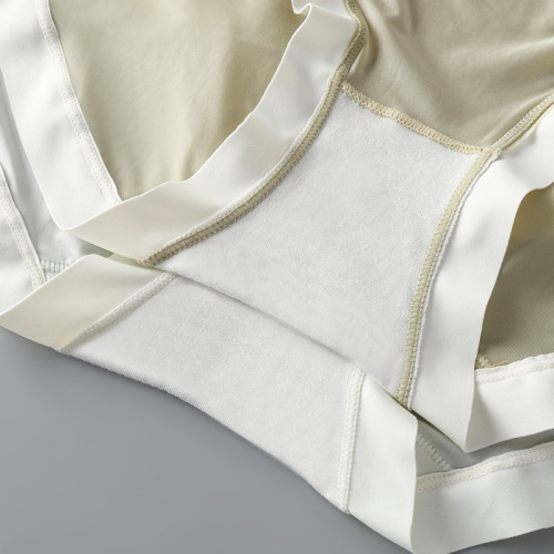 Ultra-thin ice silk mask pants mid-waist summer non-smooth and breathable pure cotton antibacterial crotch Japanese girls' briefs