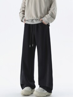 Tie-Dye Straight Pants Men's New American Style Retro Striped Wide Leg Sports Pants Dape Loose Casual Pants