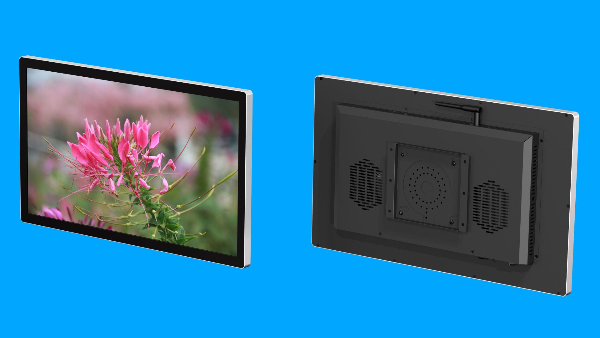 21.5寸19B款壁掛純平銀色效果圖