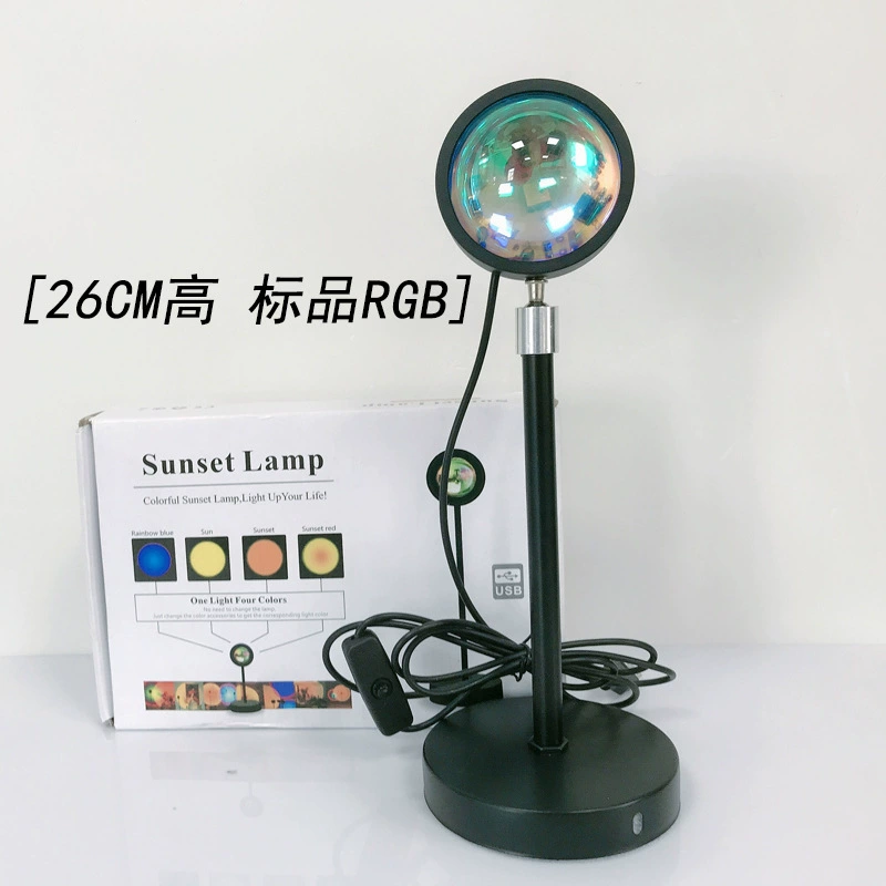 Пол floor креативная металлическая LED настольная лампа с проектором, огни, стиль люксового света