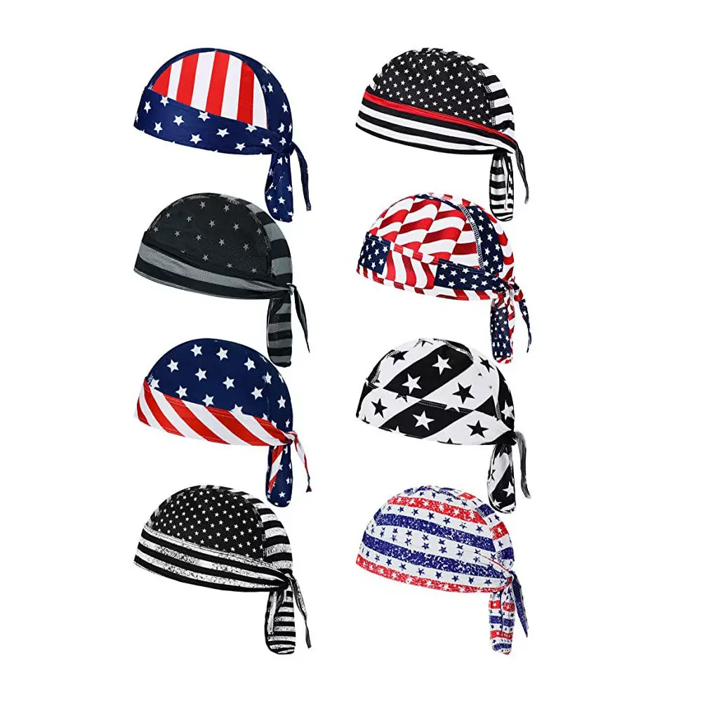 户外骑行防晒头巾男女山地自行车骑行小帽透气速干海盗帽运动头巾