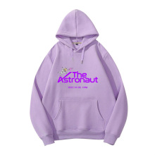 防弹少年团成员jin卡通同款应援卫衣 可爱太空人秋冬连帽口袋外套