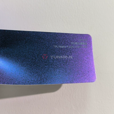 Auto Color Change Film – factory wholesale, cross-border direct sales - tpu-matte-purple-charm-blue-15215m