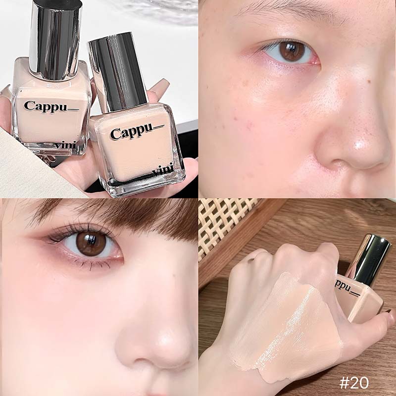Cappuccino Clear Bare Skin Foundation Liquid Mist Face Mat Cream Color Maquillaje de belleza transfronteriza coreana