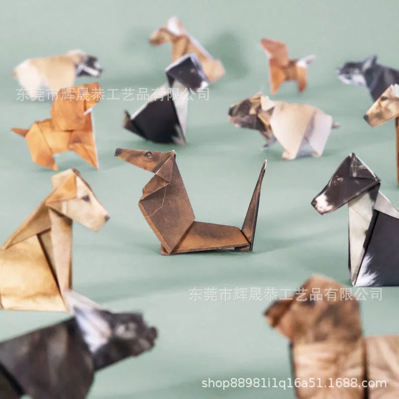 【大量现货】跨境新款DIY Paper Cats DIY纸猫折纸动物手工艺礼品|undefined