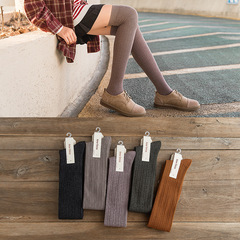 Spring and Autumn Over-Knee Socks, Women's High-Tube Socks, Japanese-Style Double-Needle Calf Socks, Skateboard-Inspired Internet-Famous Socks—Drop Shipping Available