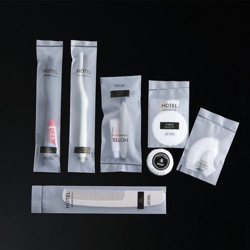 Hotel disposable toiletries toothbrush and toothpaste set hotel B&B home shower gel shampoo