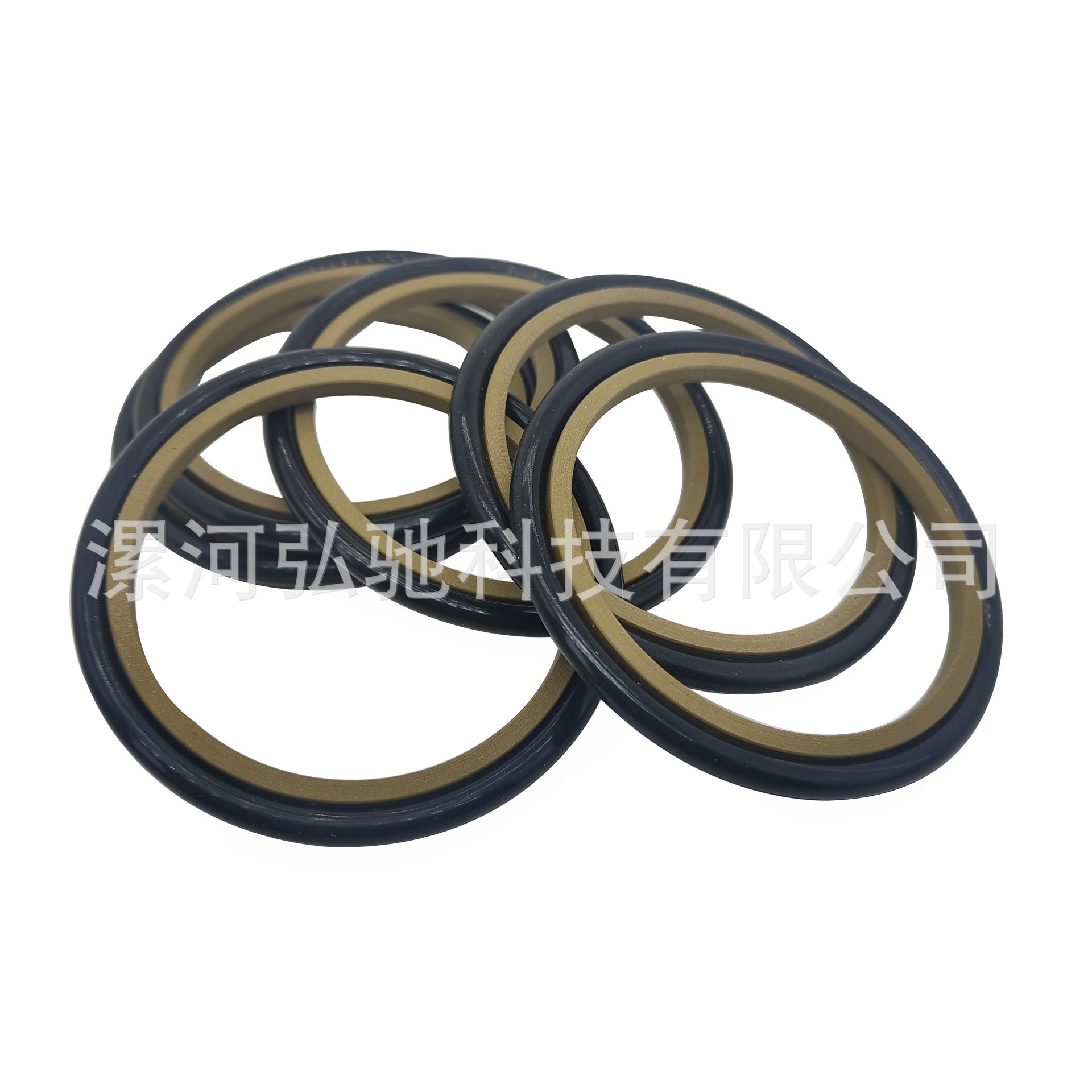OD型活塞杆组合密封圈四氟铜粉+O圈轴用油封OD 80*95.1*6.3