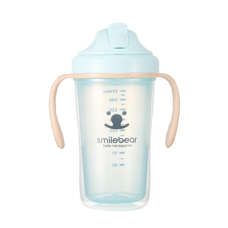 Fabricante de origen Taza de agua para niños Taza de pico de pato Taza de paja Taza de plástico Taza de agua 360 Serie completa de tazas para bebés