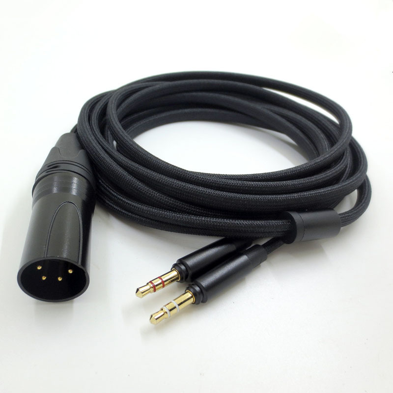 适用于拜雅 T1(2代/3代) T5 阿米罗耳机卡侬平衡耳机线材双3.5mm