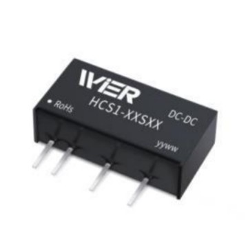 微尔WlER DC-DC 12V 模块电源 小型SIP封装 HCS2-15D12