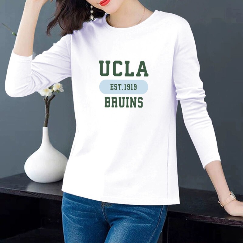 Pure cotton round neck long sleeve women's t-shirt, autumn wear, 2026 autumn new fashion versatile top, women's base shirt Pure cotton round neck long sleeve women's t-shirt, autumn wear, 2026 autumn new fashion versatile top, women's base shirt