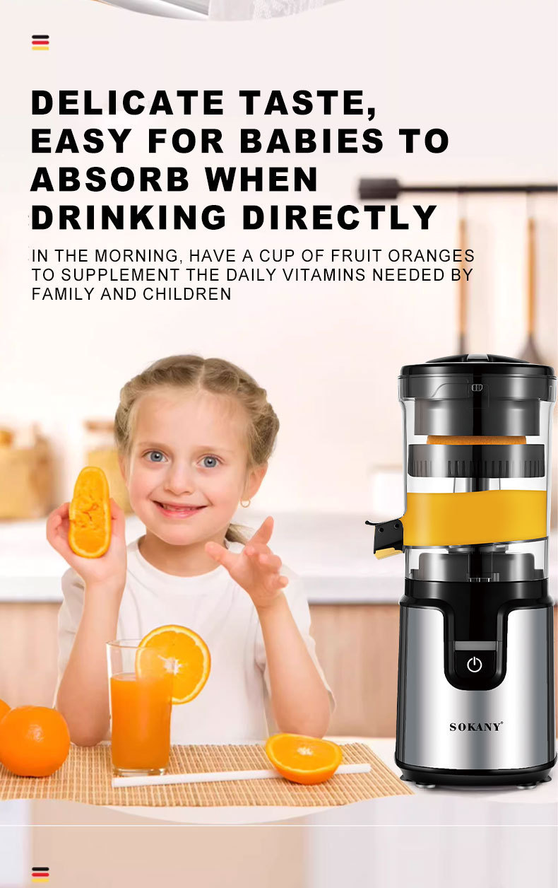 Multifunctional Electric Citrus Juicer, 350ML Household Orange & Lemon Squeezer_voghion.com