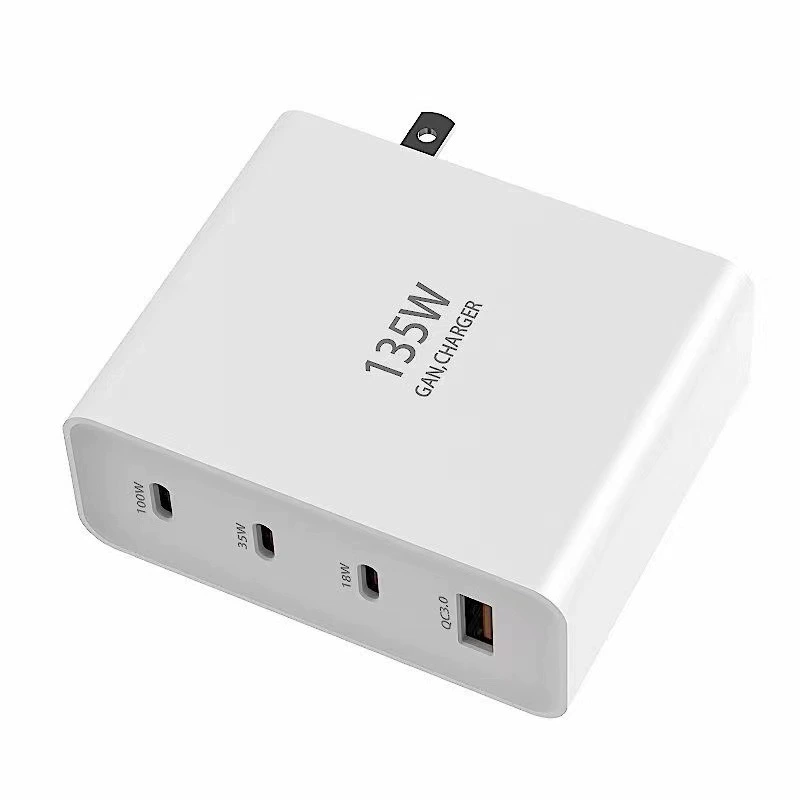 Новый 135Вт GaN Зарядное устройство 3PD+USB Многофункциональный Быстрая зарядка GaN Супер быстрая зарядка Ноутбук Мобильный телефон