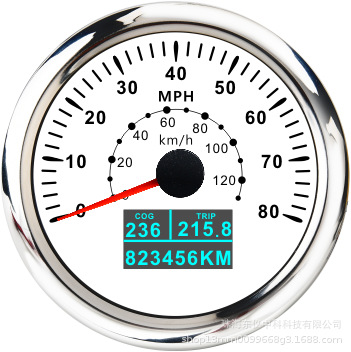 Cross-Border Hot-Selling Car Gps Meter 85mm Gps Speedometer Dual Unit Series 12V24V