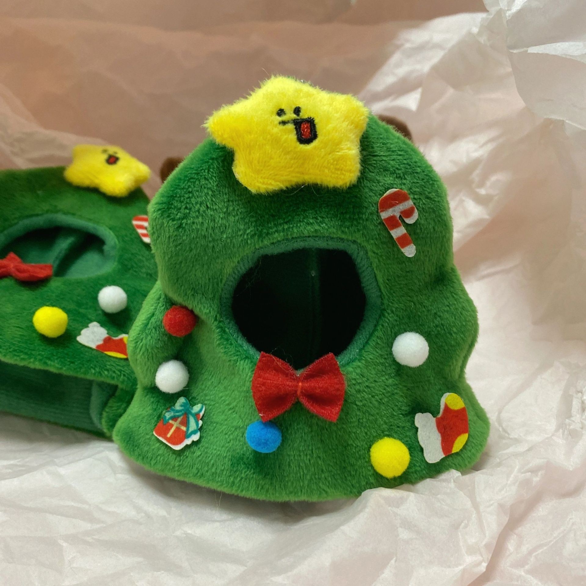 Cute Doll 10-15cm Doll Head Cover Plush Clothes Snapper Braised Cartoon Doll Clothing Accessories Wholesale