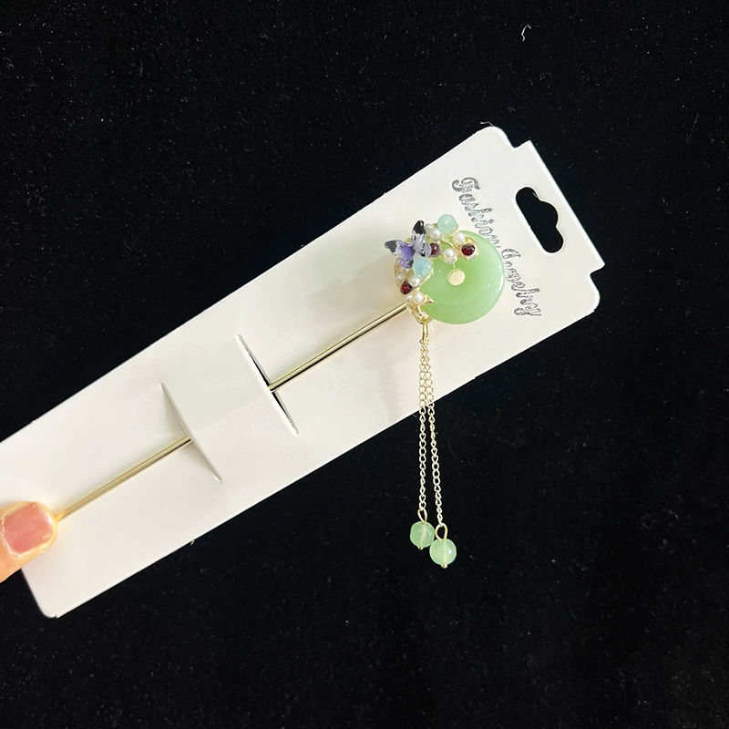 Hairpin Hanfu заколка для волос, орхидея цветочный декоративный аксессуар для волос, простая элегантная китайская стиль