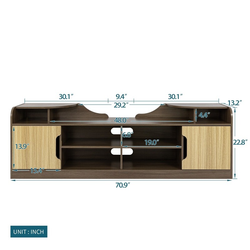 Nórdico moderno minimalista TV gabinete mesa de café dormitorio sala de estar apartamento pequeño apartamento piso TV gabinete decoración pared