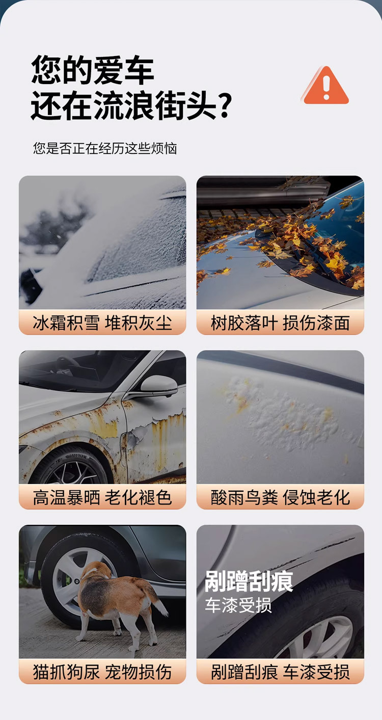 Oxford Cloth Car Cover, Full Car Cover, Sun Protection and Rainproof Cover, Thickened Car Cover, 190t Oxford Cloth Full Car Cover