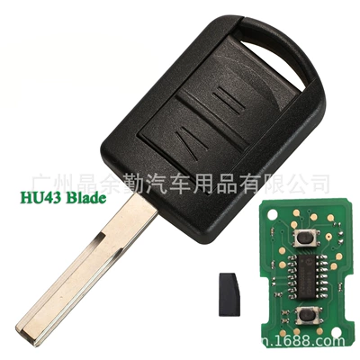 Suitable for Opel Corsa Car Keys - hu43-remote-control-433mhz-id40