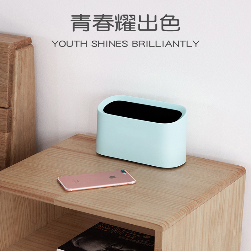Desktop Small Trash Can for Home Use, Office Desk, Living Room, Bedroom, Bedside; Lightweight, Durable, Without Lid