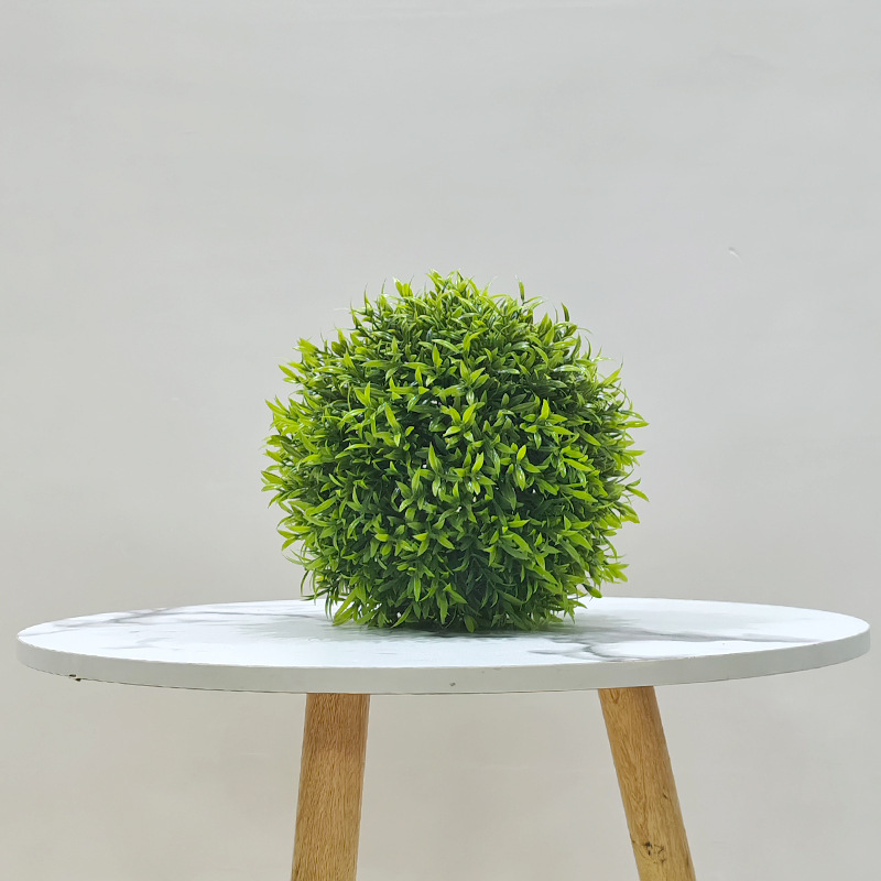 Bola de musgo artificial bola verde Bola de musgo artificial micro paisaje decoración edificio decoración adornos de techo