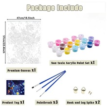 DIY数字油画可定制可批发,尺寸都有支持风景卡通动漫人物装饰画