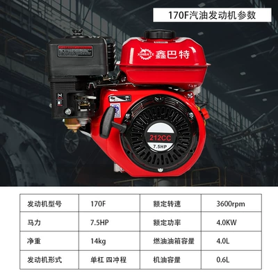Avtomobil generatorları, 170F/190F/192F gasoline engine