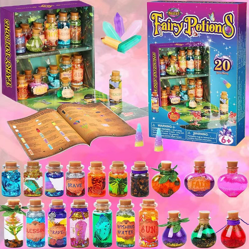 Трансграничные детские игрушки ручной работы, сделай сам, химия, наука, небольшой набор для экспериментов, коробка Amazon, популярная пластиковая бутылка для домашних животных, в наличии