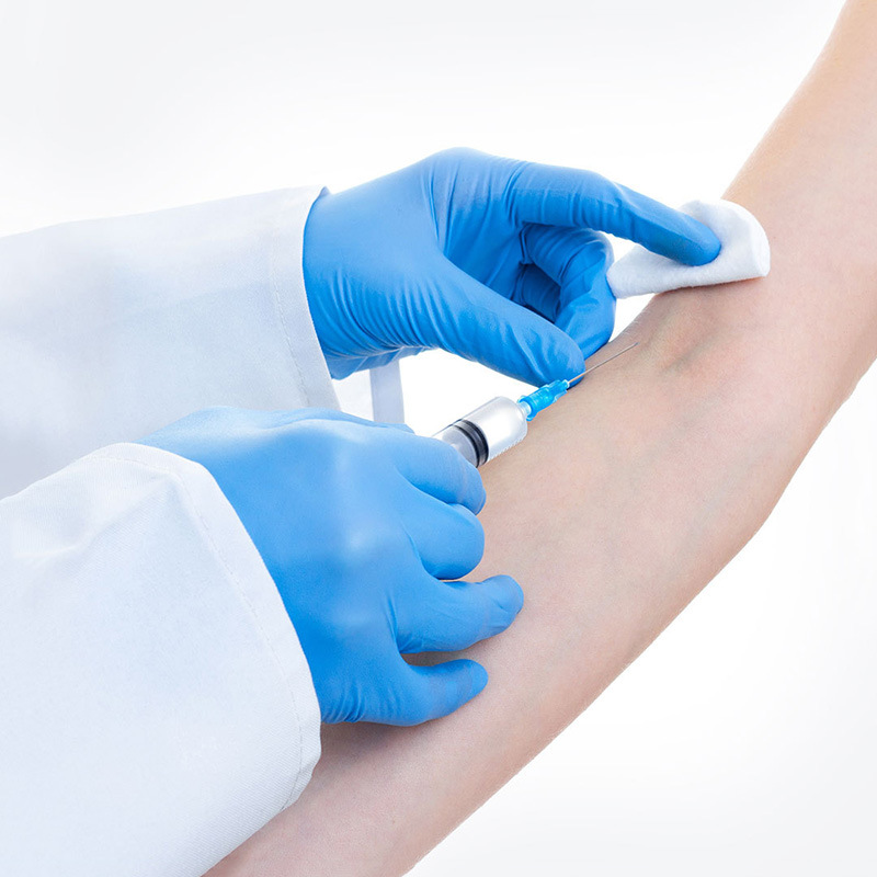 Guantes de látex desechables guantes de goma con polvo guantes sin polvo clínica dental oral