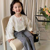 Set, top, autumn trousers, high waist, children's clothing