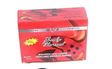 厂家批发一次性烧烤炭50㎜四孔速燃炭