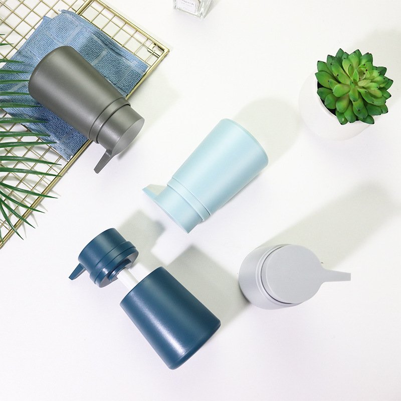 Simple 300ml botón squeeze baño pájaro carpintero loción botella Home Hotel conveniente contenedor de almacenamiento