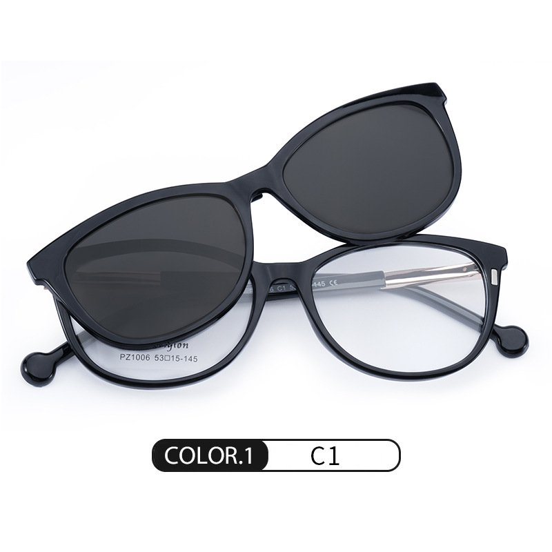 Nuevas gafas de sol magnéticas polarizadas PZ1006 gafas de sol de protección solar al aire libre de moda en la calle pueden equiparse con gafas de luz azul a prueba de miopía
