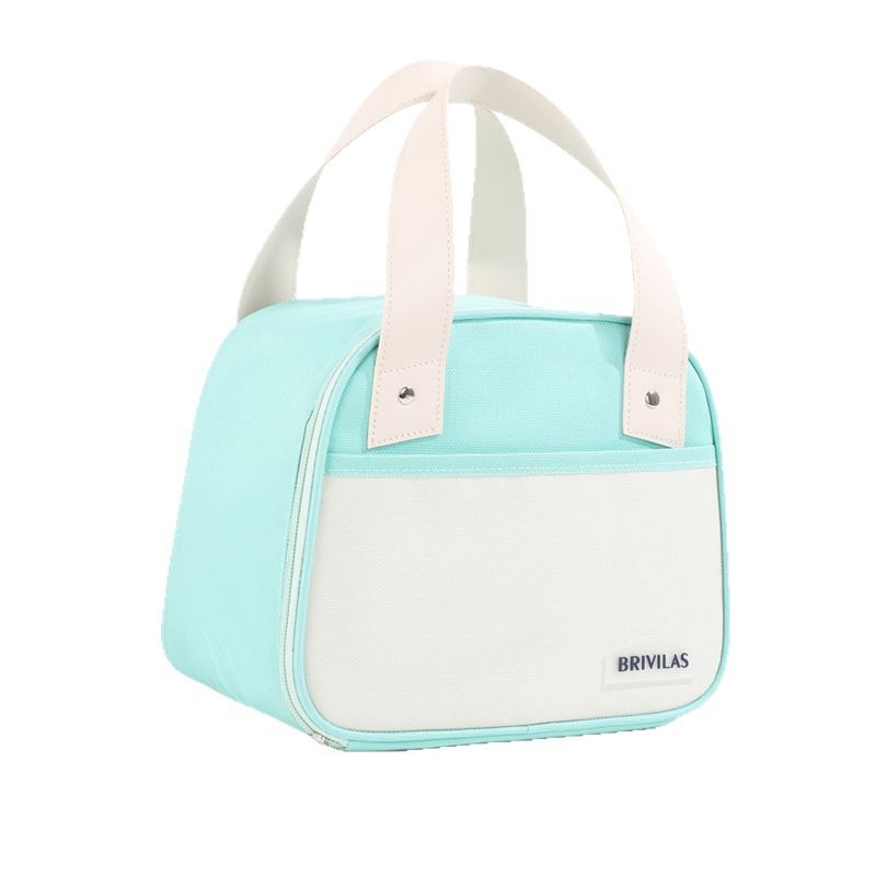 Nuevo bolso de lonchera a juego de color de dopamina, bolso de arroz con cinturón, bolso de aislamiento trapezoidal, bolso bento, bolso de viaje para el trabajo, almuerzo